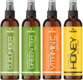 Oilanic Premium Cucumber, Green Tea, Vitamin C & Honey Face Toner For Men & Women Combo Pack of 4 Bottles of 100 ml (400 ml )